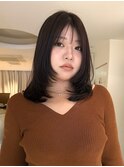 ボルドー×ミディアムレイヤー♪