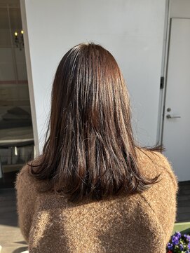 フォークロア 己斐店(Folk Lore) 酸性ストレート・ベージュカラー