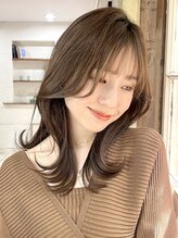 レイフィールド 岡崎六名店&nbsp;韓国風くびれレイヤー × ショコラベージュ