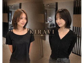 キラヴィ 三宮店(KIRAVI)の写真/三宮で“顔周りレイヤー”が人気。小顔見せと抜け感が叶う似合わせカット特化サロン