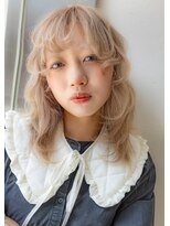ソレイユトウキョウシブヤ(SOLEIL TOKYO shibuya) 海外風ブロンド×カーリーレイヤー