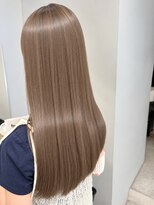バッカ(BACCA)&nbsp;柔らかい縮毛矯正/自然な明るさのベージュカラーbac_56503