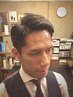 ■カット＋オーガニックグレーカラー（白髪）寝落ちヘッドスパセラピー/眉毛