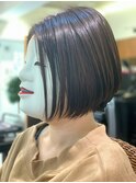 【coma中野】美髪マニッシュショートネイビーカラー