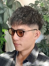 ミスターベイビー(Mr.BABY) 岡山市/短髪パーマ/大人メンズパーマ/ツイストスパイラルパーマ