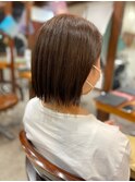 切りっぱなしボブ 外ハネver