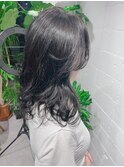 今旬☆韓国っぽヘア☆ブルージュミディ