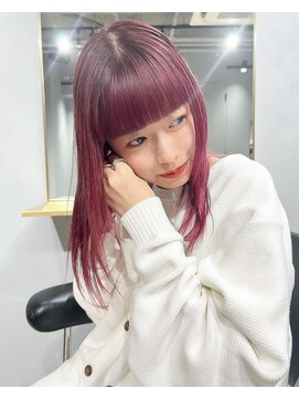 ヤイエ(yiye) ブリーチなしピンクカラー