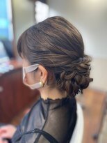編み込みアレンジ
