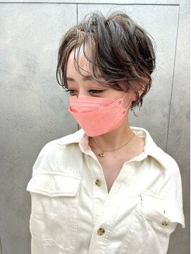 ヴェイン 渋谷(vain) センターパート×ショートパーマ