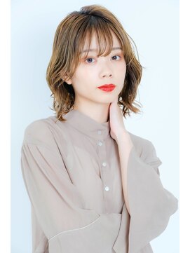 グロウ バイ グラフィー(GLOW by Graphy) くびれボブスタイル　イルミナカラー　ハイライト