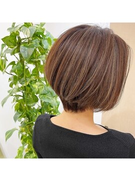 アオカマクラ(a-o Kamakura) ブラウンベージュxハイライトカラー*