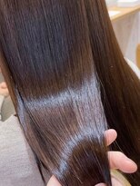 ケアリー 成増(Carelly) 大人かわいい前髪セシルカットココアブラウンフリンジウェーブ