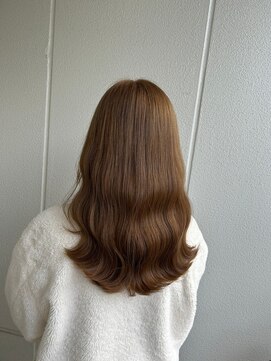 ガリカ シーム(Gallica/SEAM) 【桑原雪音】透明感ハニーブロンドベージュ/艶髪ウェーブロング