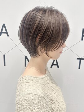 ハルキミナト ジャパン ヨコハマ(HARUKI MINATO japan YOKOHAMA) 【大人可愛いショート】オリーブグレージュ/丸みショート