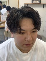 エルオム(EL.HOMME)&nbsp;【RYUYA】マッシュセンターパート×ツイスパパーマ