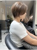 【斉藤】グレーベージュ×ショートヘア【白髪染め可】【柏】
