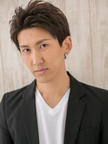 モッズヘアー メン 戸田公園店(mod's hair men)&nbsp;ビジカジも◎アップバングマットブラウンショートd戸田公園