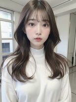ワールドオーダー 天王寺店(WORLD ORDER)&nbsp;レイヤーロング/グレーベージュ/韓国