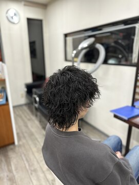 シンプル(Simple) 波巻きパーマ