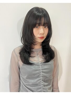 ニコフクオカヘアーメイク(NIKO Fukuoka Hair Make) 【NIKO】レイヤーカット/ウルフカット/ロングウルフ/黒髪ヘア