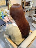 艶髪/縮毛矯正/ストレート/ブラウン