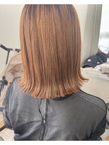 ヘアーサロン トランク(TRUNK) オレンジカラー