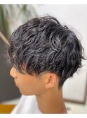 波巻きパーマ/メンズパーマ/マッシュ