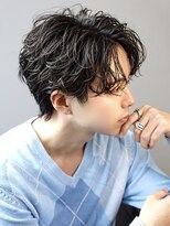 メンズサロン ゴールド 名古屋(GOALD) スパイラルパーマ　センターパート　ニュアンスパーマ