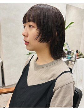 オンドバイサク(ondo by Saku) ウルフボブ/ボブウルフ/顔周りカット/ウルフヘア