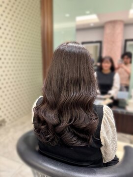 アピッシュ ギンザ(apish ginza) ロングパーマ/デジタルパーマロング/コテ巻きパーマ/韓国ヘア