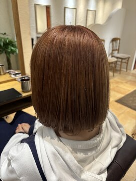 アマレット(Amaretto) 【ピンクブラウン×ボブ】