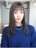 ハイレイヤー/ミディアム・ロング/20代/30代/顔周り・フェイス