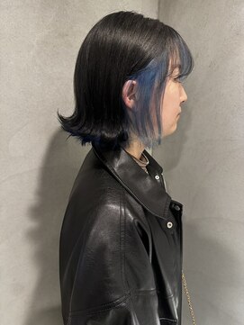 リンドトウキョウ ウメダ(LINDO TOKYO) インナーカラー/ブルー