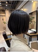 【t o t . f a m .】縮毛矯正 自然な丸み◎楽ちんショートボブ♪