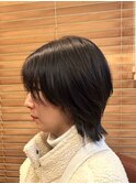 くびれヘア/アプリコットオレンジ/夏のヘアアレンジ/南草津