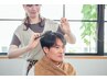 男性限定メニュー！カット＋クイック炭酸スパ＋眉カット￥5900