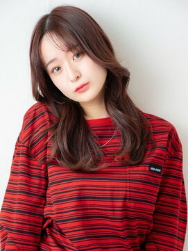 ソース 天王寺(SOURCE) 艶髪♪韓国風巻き×小顔くびれロング