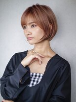 アルバム 新宿(ALBUM SHINJUKU)&nbsp;ボブショートミディアム前髪カットおくれ毛_F0212