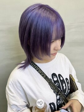 ジーナ 池袋(Zina) ラベンダーグレージュ/パープル/ラベンダー/ブリーチカラー/池袋