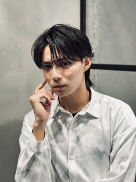 ロンドオム 池袋(Lond Homme) men's/メンズ/ダウンパーマ/黒染め/韓国/ブルーブラック/池袋