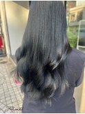 《姫路駅北　Jillankh》ブルーブラック　暗髪　髪質改善カラー