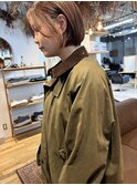 [kichi.] フレンチブラウン×前上がりボブ