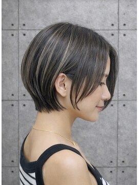 リトマス 二子玉川(litmus) 二子玉川/白髪/ハイライト/スモーキーブラウン/顔周りカット