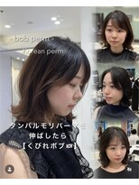 アピッシュ ギンザ(apish ginza)&nbsp;ボブパーマくびれボブタンバルモリパーマ前髪パーマ
