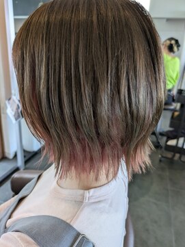 ヘアサロン フラット(Hair salon flat) さりげなインナーカラー