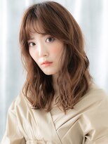 ドクターズサロン LAB 小山店 モカブラウン大人ガーリーゆる巻ウェーブロングu小山20代30代