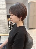 小顔に見えるスッキリ爽やかショート