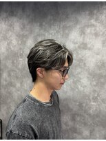 スピン 本八幡(SPIN)&nbsp;MEN’S HAIR/サーフカール/刈り上げセンターパート/本八幡