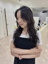 モト 船橋(moto)&nbsp;韓国風ゆるふわパーマ×艶暗髪ロング【船橋】